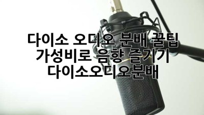 다이소 오디오 분배 꿀팁🍯 가성비로 음향 즐기기! #다이소오디오분배